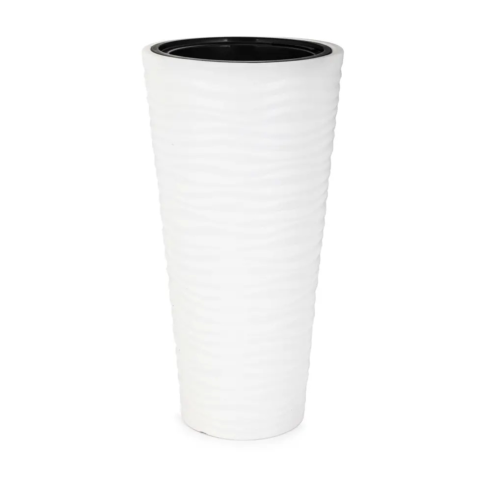 Кашпо Оазис ø35 h68.5 см v43 л пластик белый Santreyd STLM-2158176