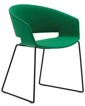 Andreu World Кресло-санки с обивкой Ronda So0453 - Вид №4