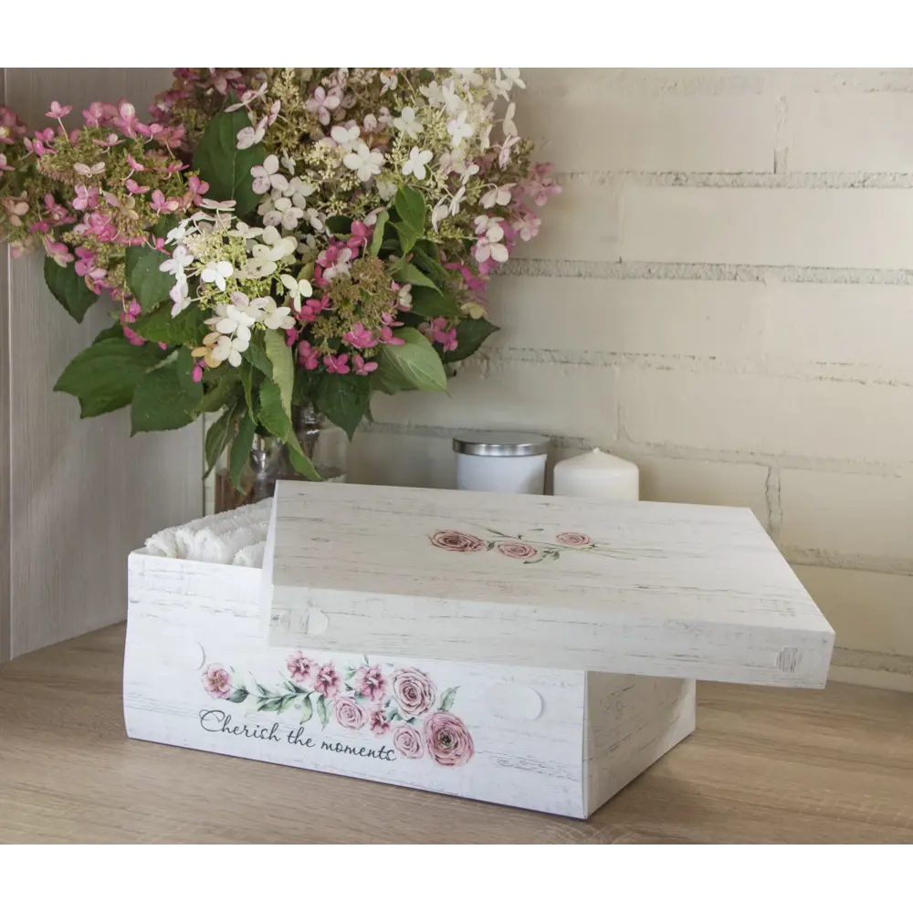Коробка для хранения Розалия 02 33x20x13 см полипропилен разноцветный Santreyd STLM-2046923 - Вид №2