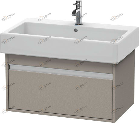 KT668701414 Тумбочка подвесная Ketho #KT6687 750 x 440 мм Терра, декор Duravit
