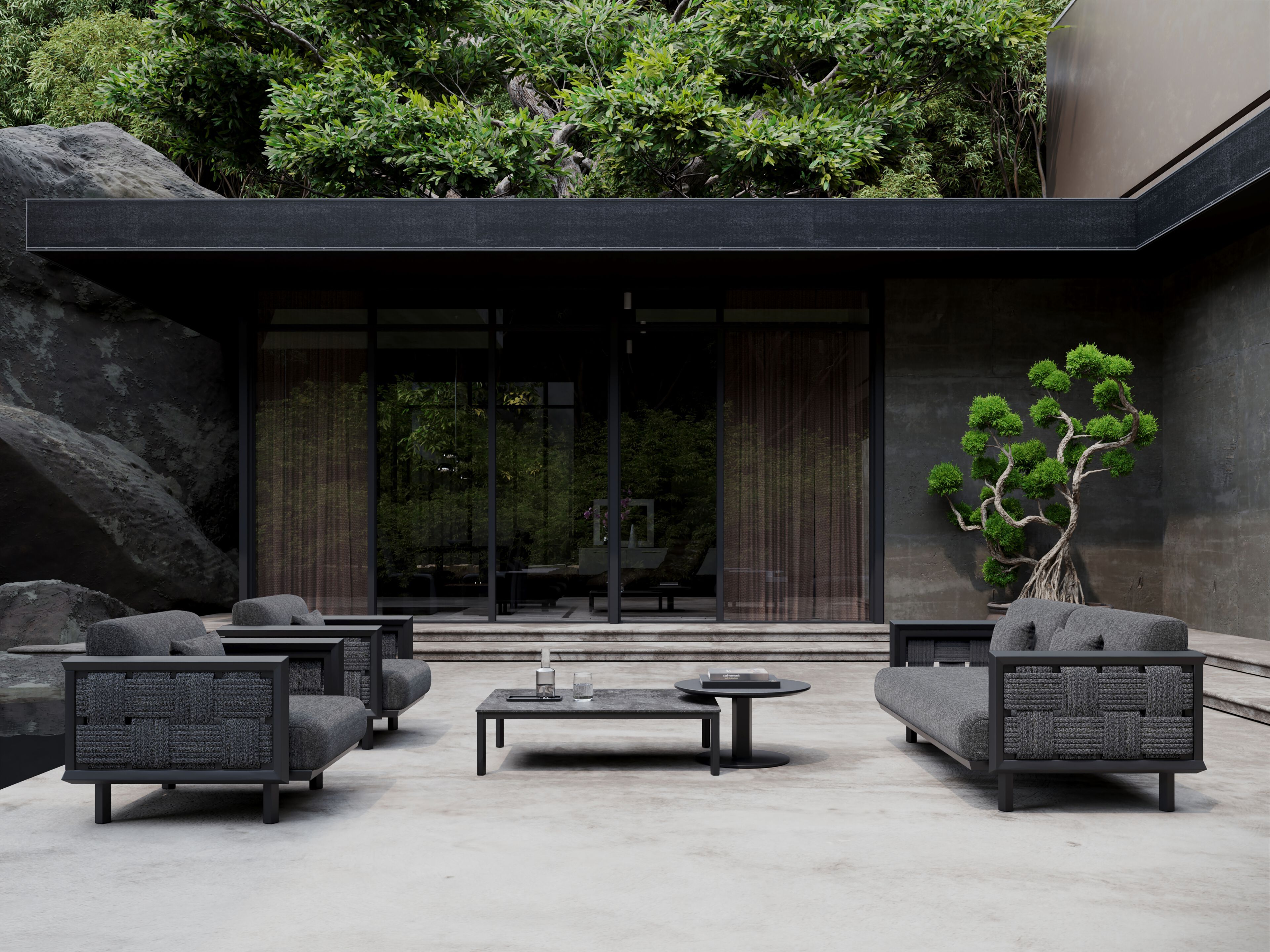 Тканевое садовое кресло с подлокотниками SNOC Éclat ARCH-00103378 - Вид №3