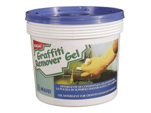 Тиксотропный очиститель для очистки поврежденных поверхностей граффити