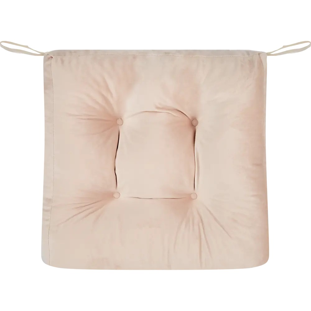 Подушка для стула Jimena 40x40 см цвет бежевый SEASONS STLM-2182970