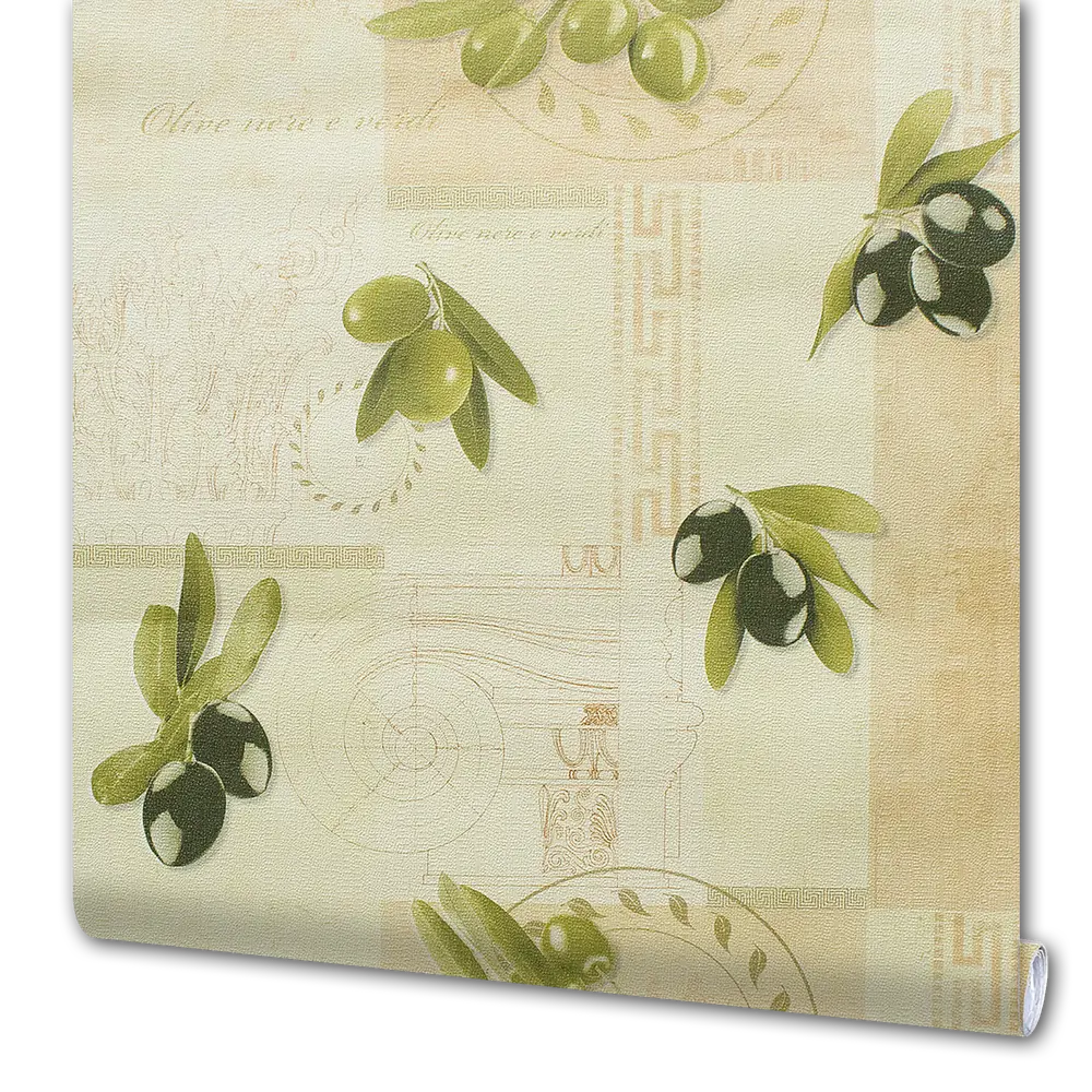 Обои бумажные Олива бежевые 0.53 м 25В-МО Santreyd STLM-2041979