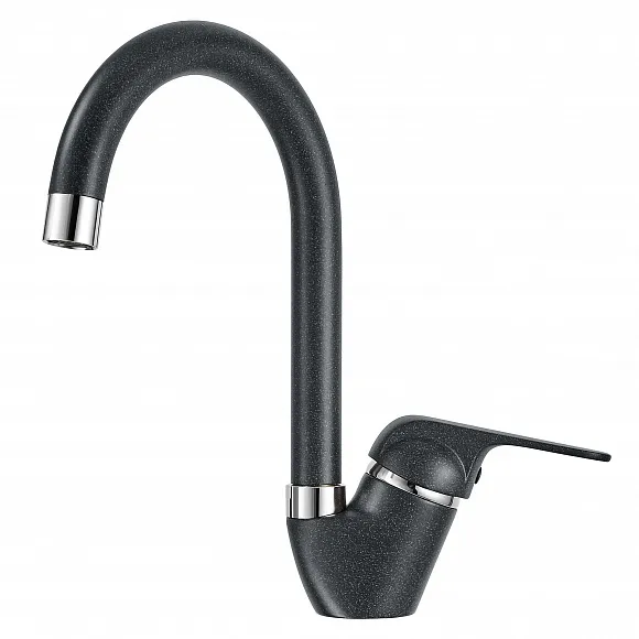 1024, ШВАРЦ (чёрный металлик), СМЕСИТЕЛЬ КУХОННЫЙ