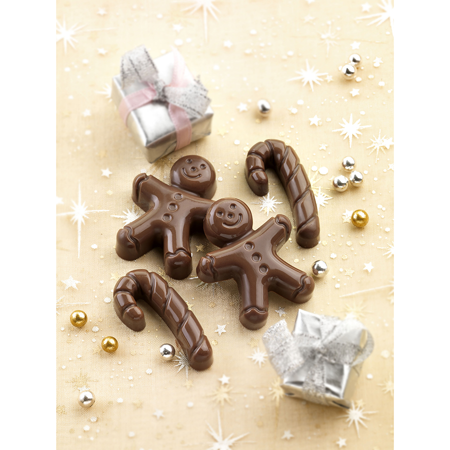 22.112.77.0065 Форма для приготовления конфет mr ginger силиконовая Silikomart  - Вид №1