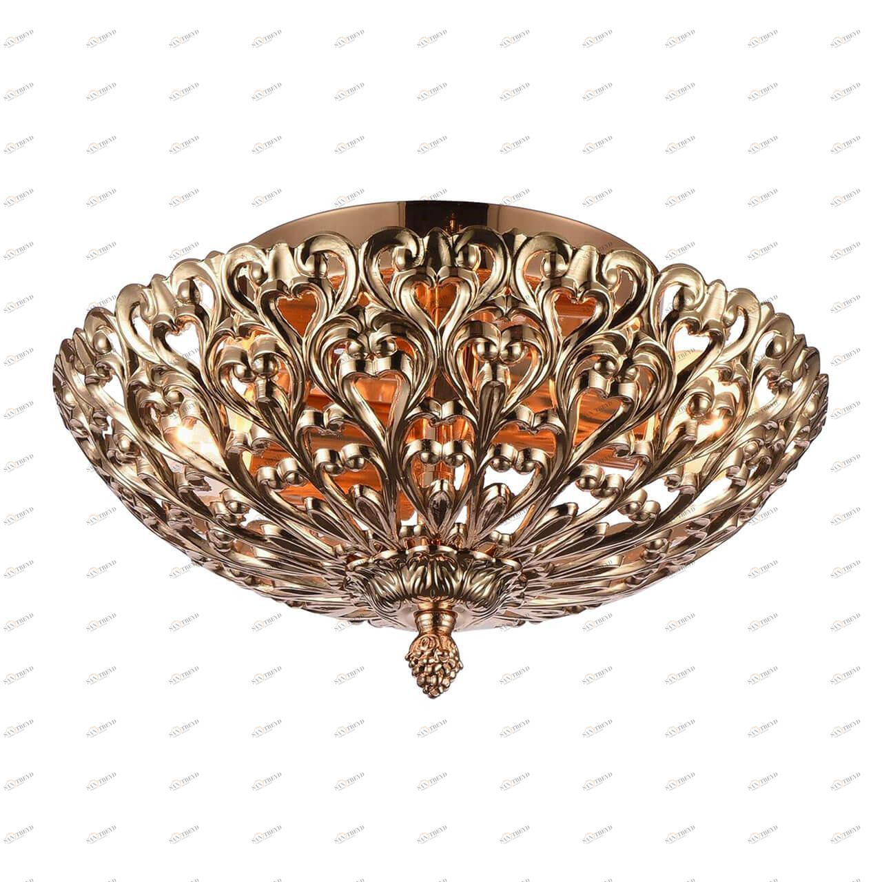 Потолочная люстра Omnilux Cipollone OML-75907-03 OMNILUX CIPOLLONE 220138 Золотой 