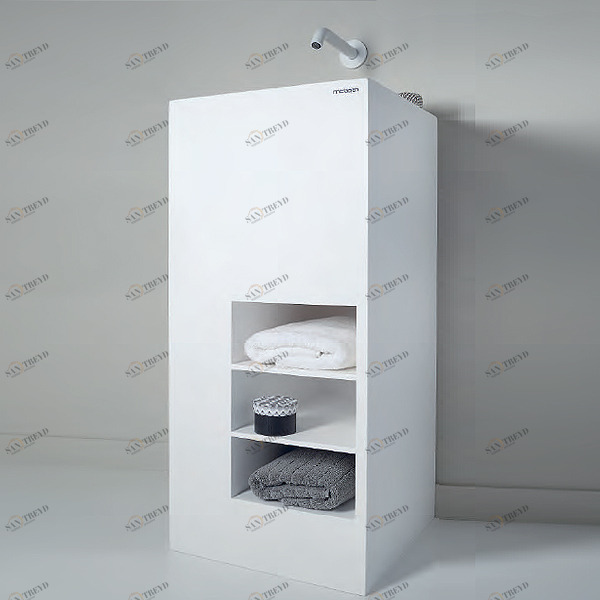 TEBAS Накладная раковина на столешницу  квадратная McBath 