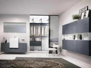 BMT Тумба под умывальник с зеркалом Sound.funky