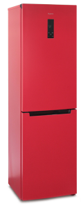 9185846 Холодильник с морозильником   Бирюса H980NF красный