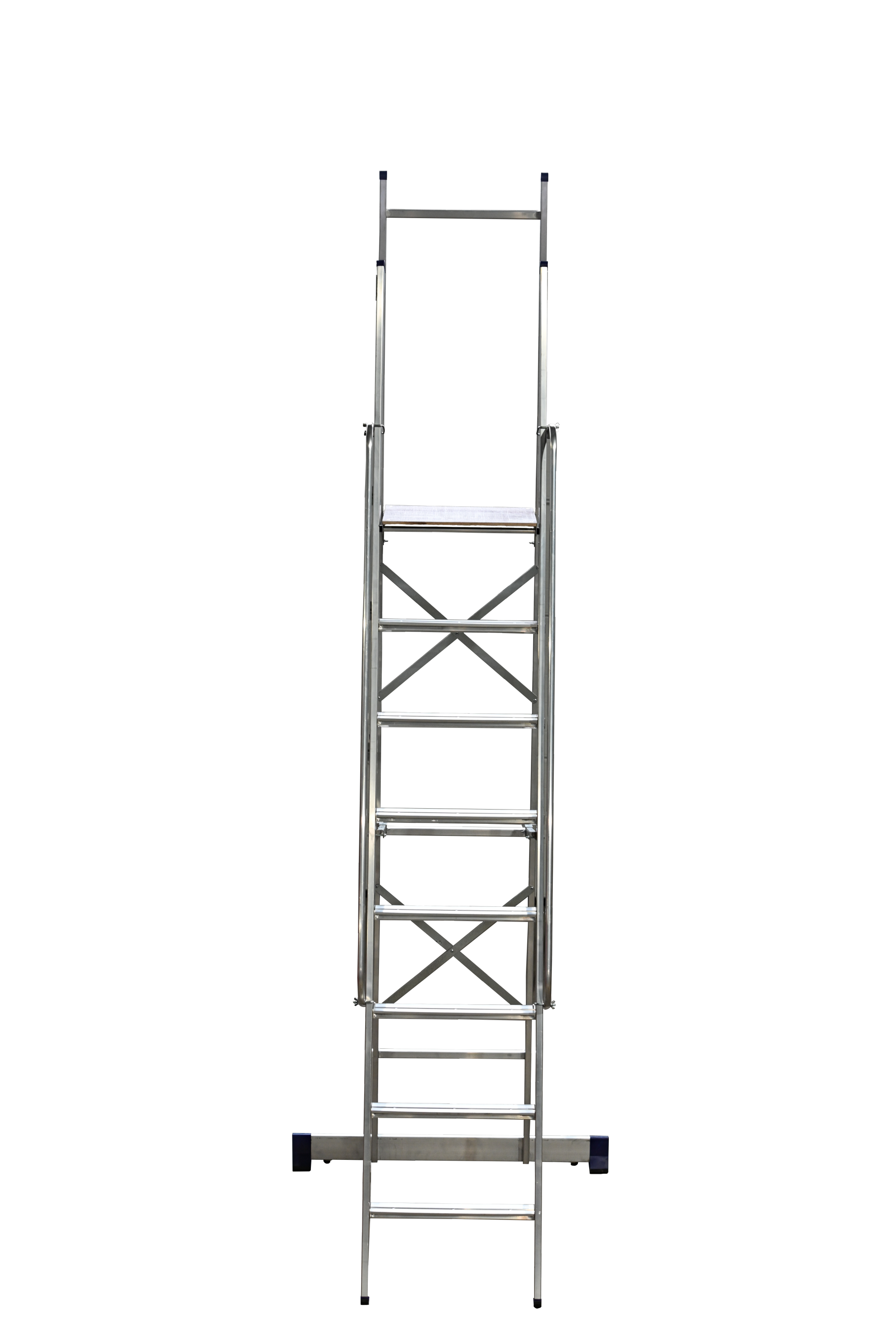Стремянка -помост, профессиональная 8ст ALUMET APE 1408 - Вид №2