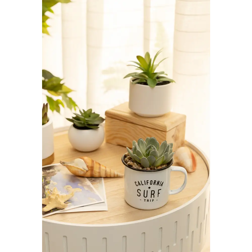 Искусственное растение в металлической чашке 168537 Santreyd STLM-2039453 - Вид №2