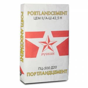 Цемент Русеан М500 Д20 40кг