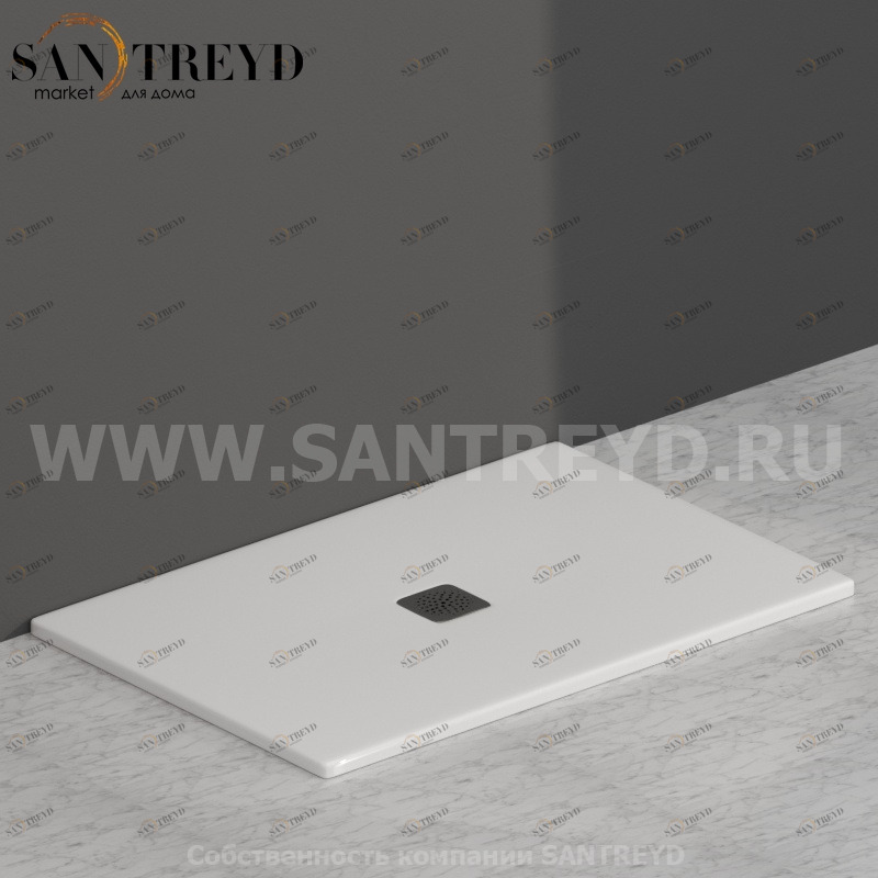 DT120BI Душевой поддон 120x80 керамический Globo Ceramica Globo DOCCIATRE