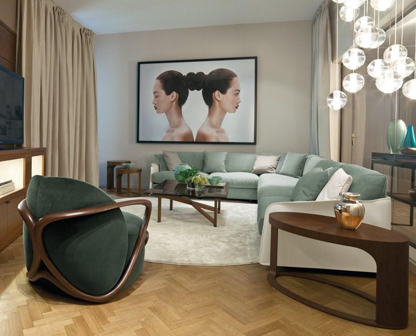 Giorgetti Модульный угловой диван из ткани Fabula sun-id-1502796 - Вид №2