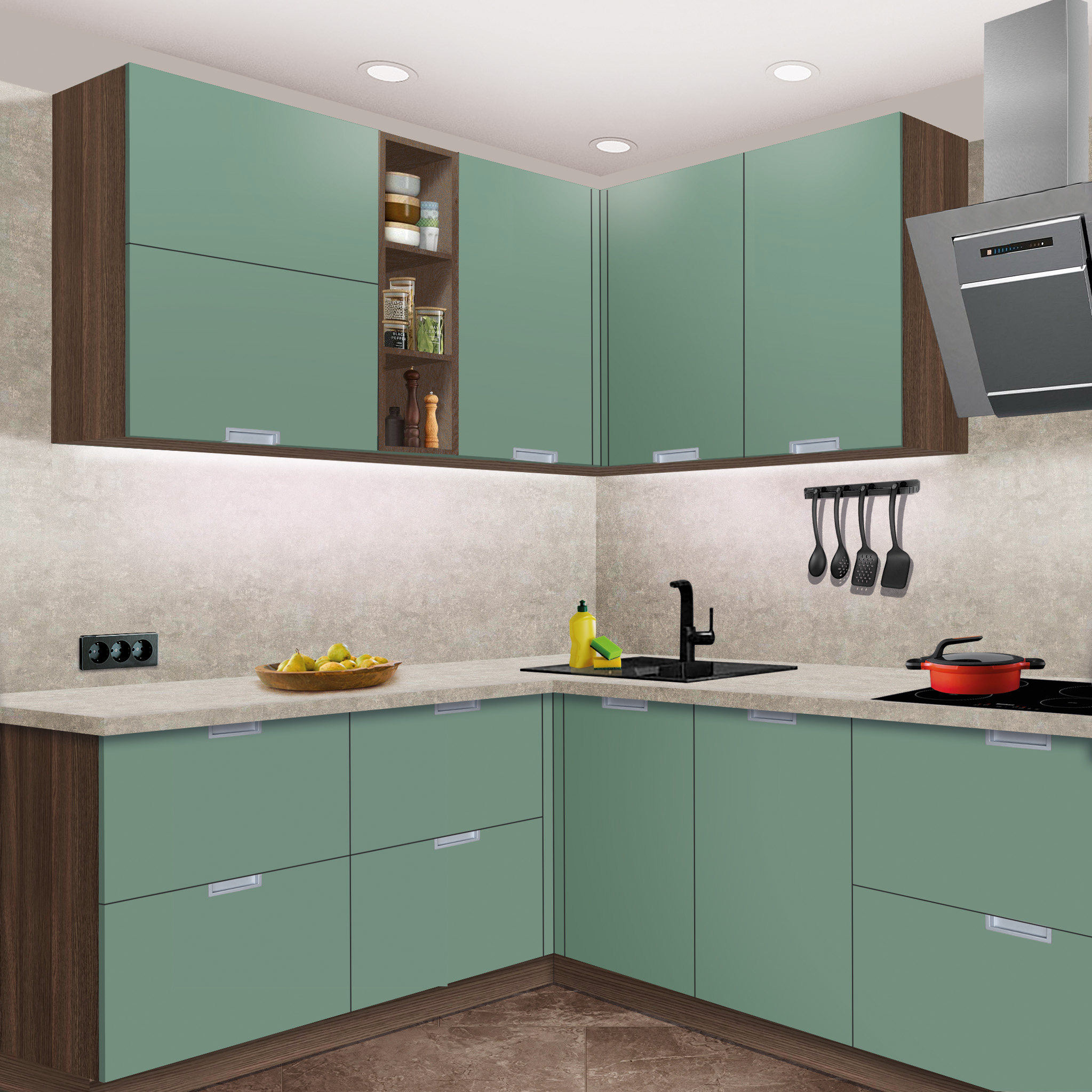 Кухонные гарнитуры МОНО Домашнее спокойствие SIDAK SIST734-13890