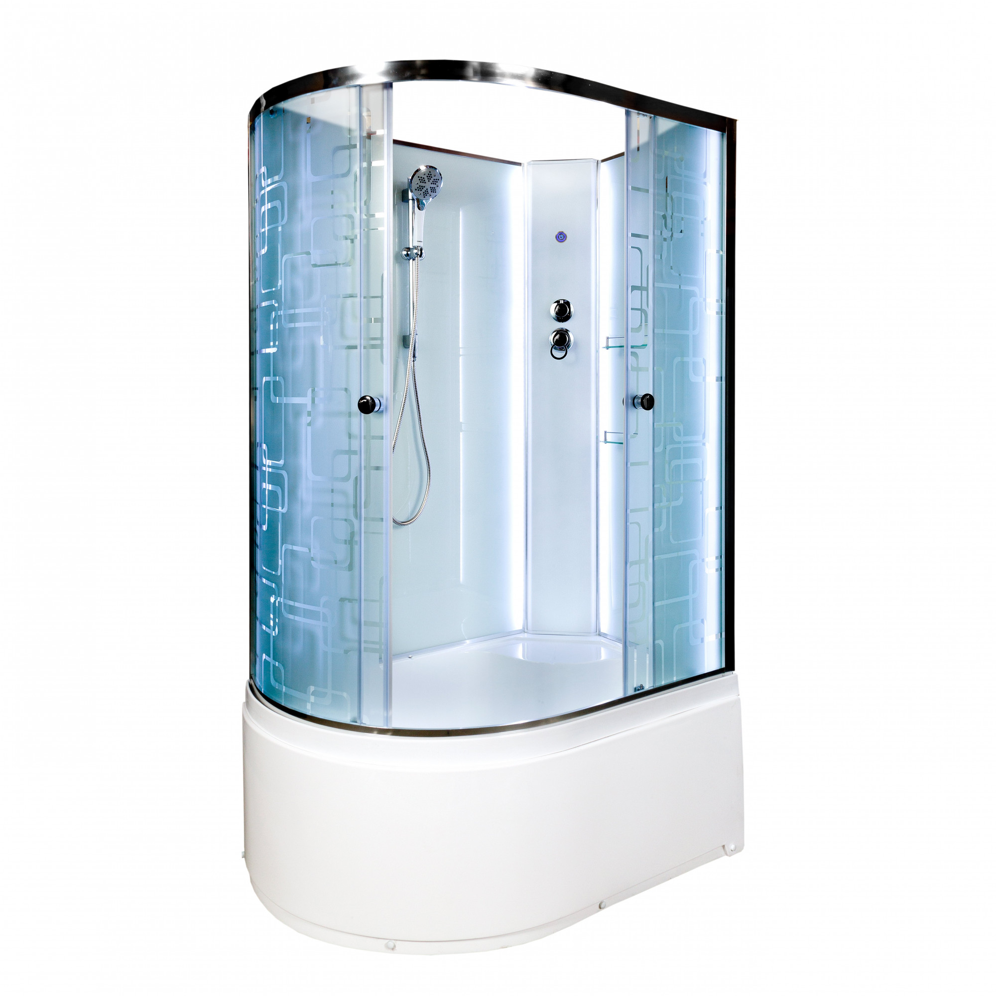 D279S+ эл. Душевая кабина DETO Серия D ЕМ4511 R N LED