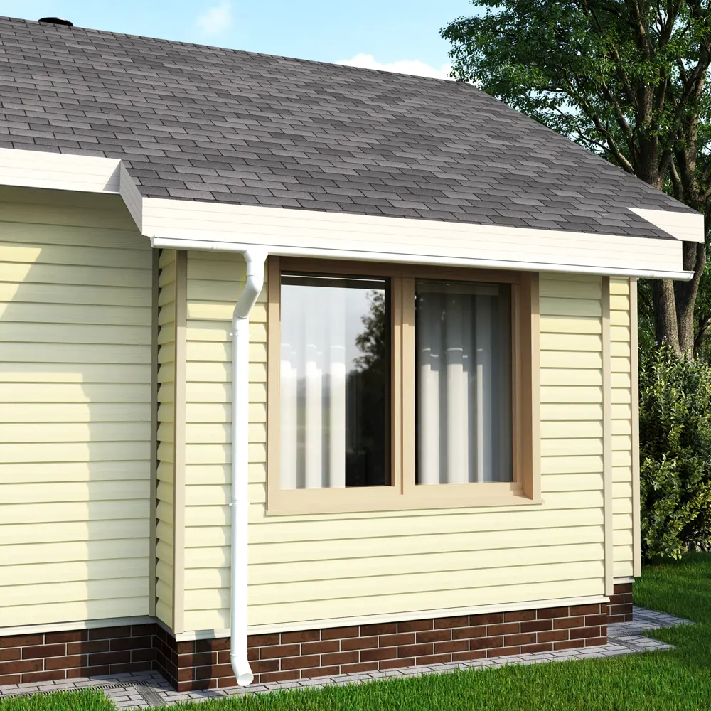 Сайдинг ПВХ MONLID корабельный брус 3 м ванильный 0.61 м² STLM-2083617 - Вид №2