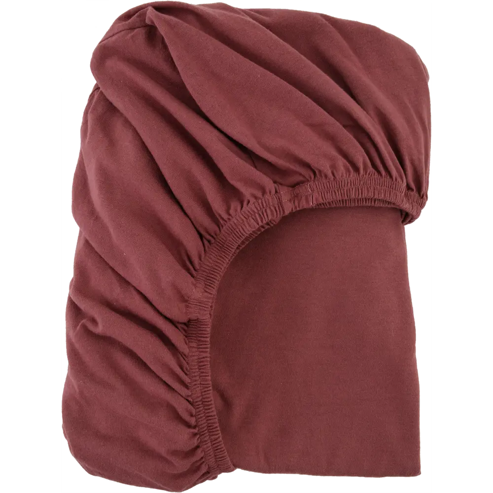 Простыня 200x200 см трикотаж на резинке бордовый Santreyd STLM-2030116