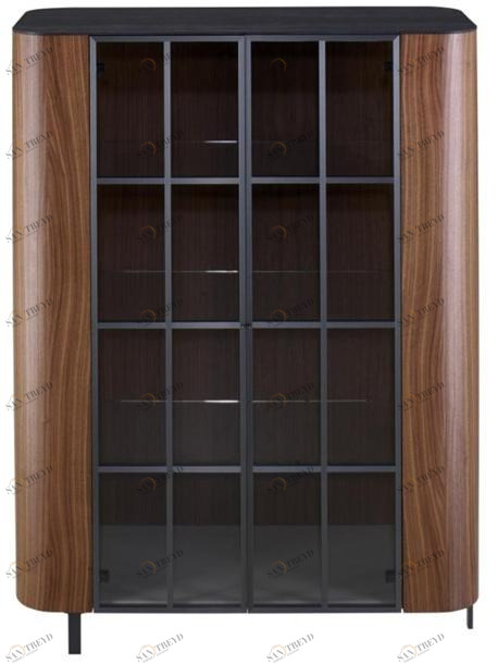 Ligne Roset Витрина из дерева и стекла Postmoderne 00vhak2n