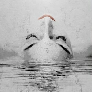 Арт-панель на холсте Alex Turco Woman Tribute Silver Think