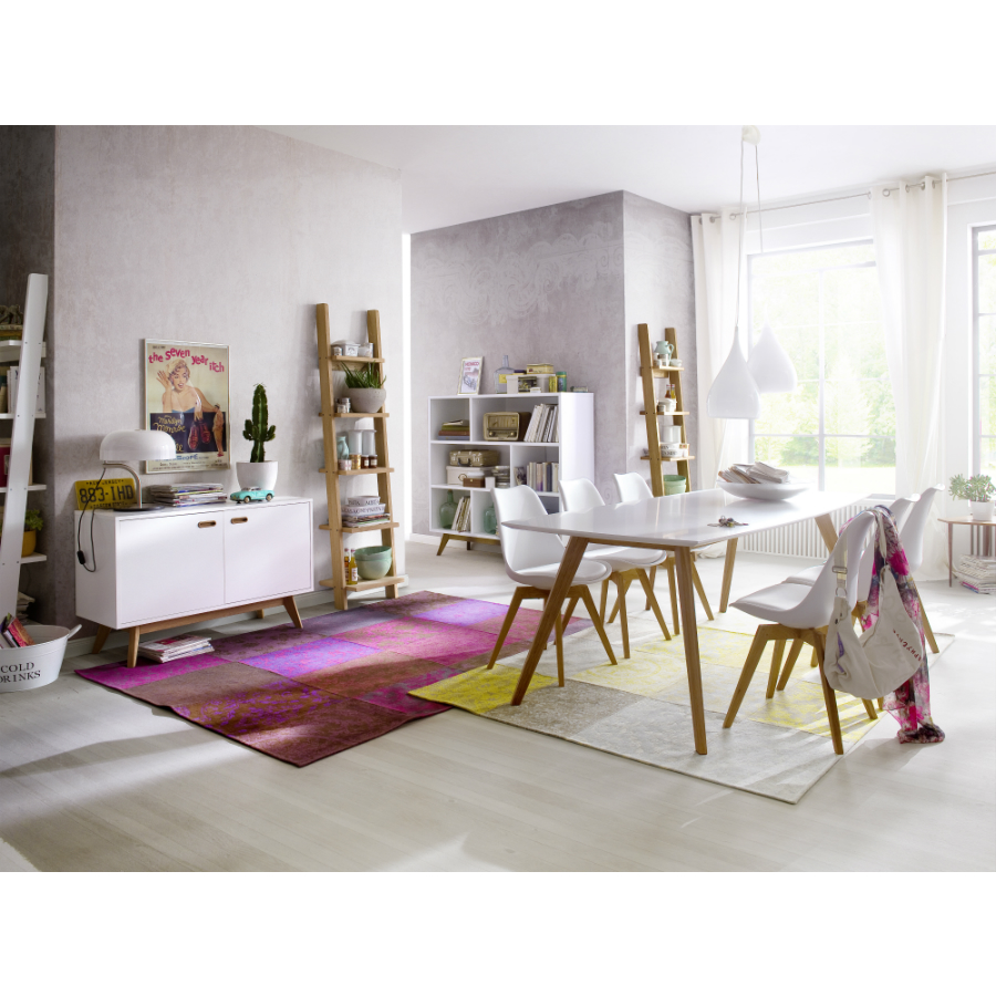 Сервант Tenzo Bess, 72х114х43 см, дуб, белый 2172001 - Вид №1