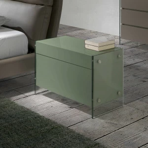Тумбочка прикроватная зеленая Caracter от Angel Cerda ANGEL CERDA  241849 Зеленый