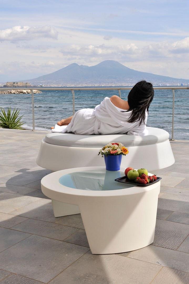 SLIDE Круглый светящийся пуф из полиэтилена sun-id-1379791 - Вид №5