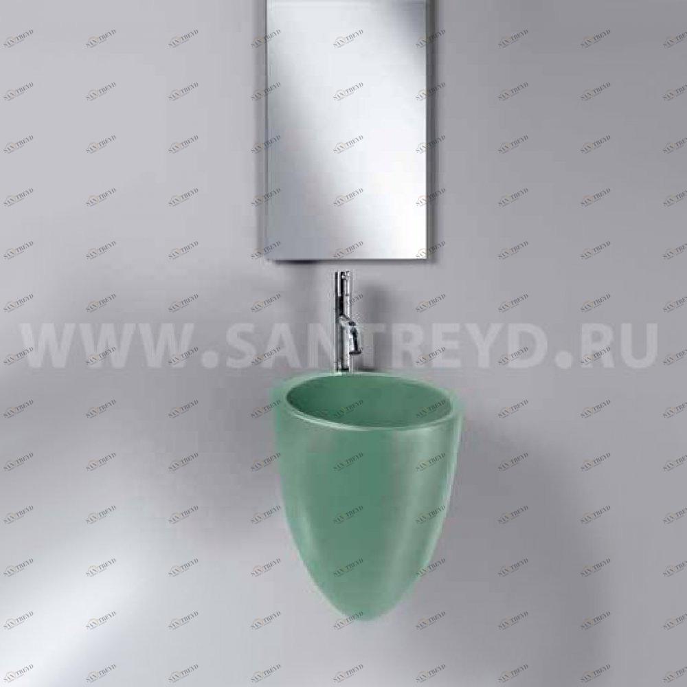 L313T0R1V1.121 Подвесная раковина настенная овальная A. e T. Italia IDEA белая AeT ITALIA