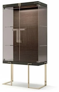 Carpanese Home Витрина из дерева и стекла со встроенной подсветкой Contemporary 7901