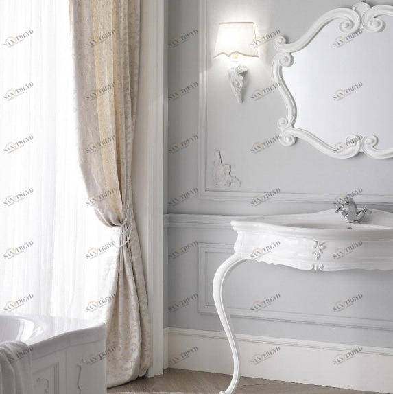 Комплект мебели Dante L118 СМ белоснежный Mobili di castello Luxury Collection 6150F06