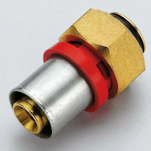 Муфта пресс-В с накидной гайкой конус TIEMME 16x(1/2"x16)