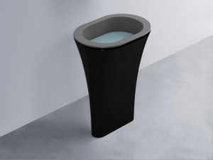 AMLA65-CM+AMPILO-PL+AMCOLO-N Раковина Amedeo Ovale отдельностоящая cielo Enjoy + Amedeo