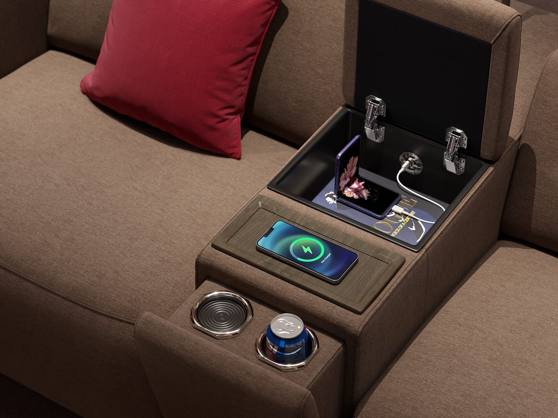 Угловой диван из ткани Sofanella Сорренто ARCH-00014430 - Вид №1