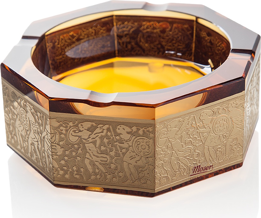 10566936 Moser Пепельница 10см "Империал" Хрусталь бессвинцовый 