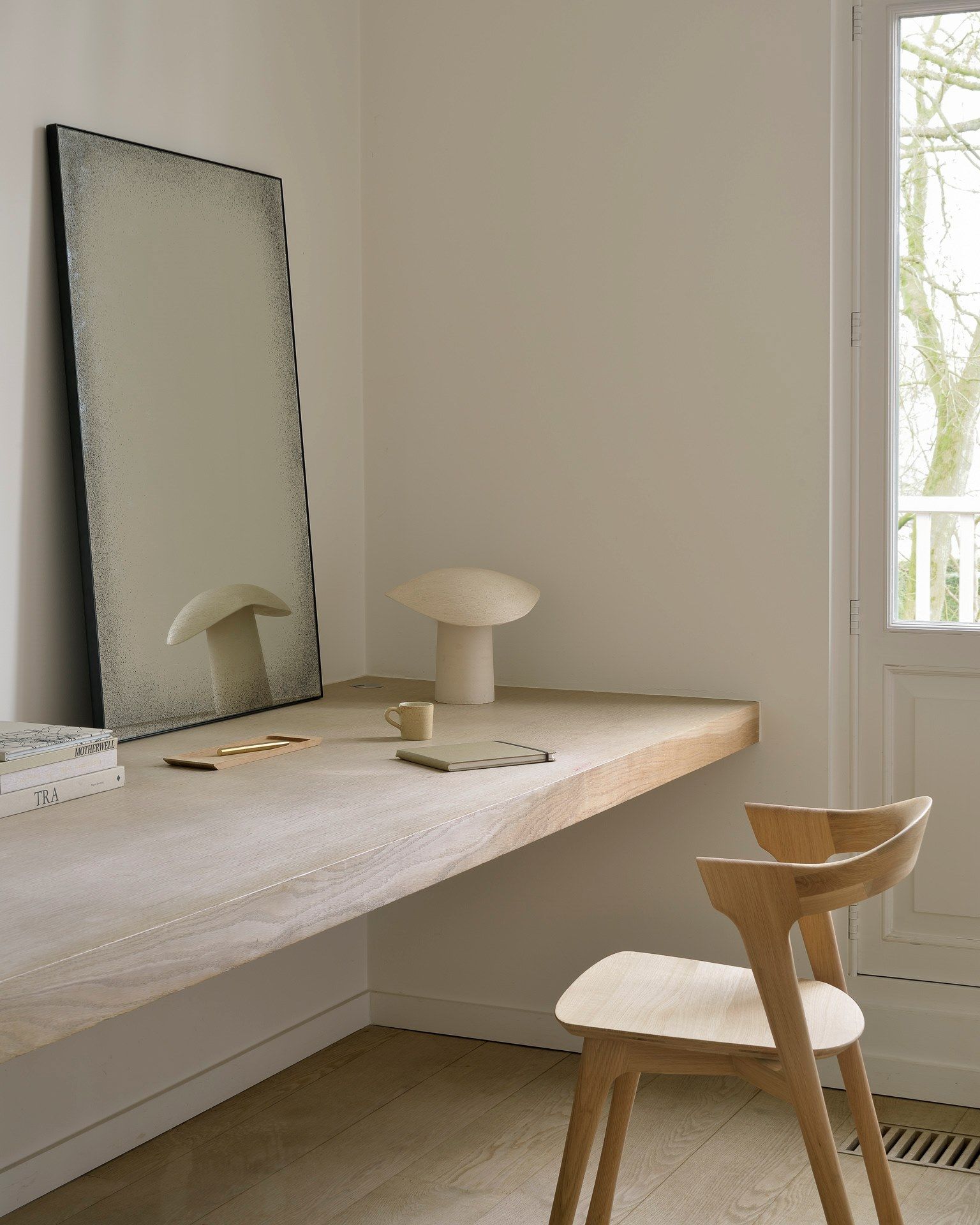 Прямоугольное зеркало с рамой стены Ethnicraft Состаренные зеркала ARCH-00068719 - Вид №3