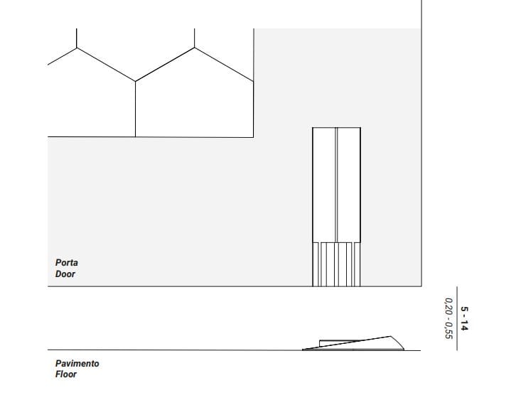 Магнитный дверной стопор для пола VERUM фитиль ARCH-00092912 - Вид №3