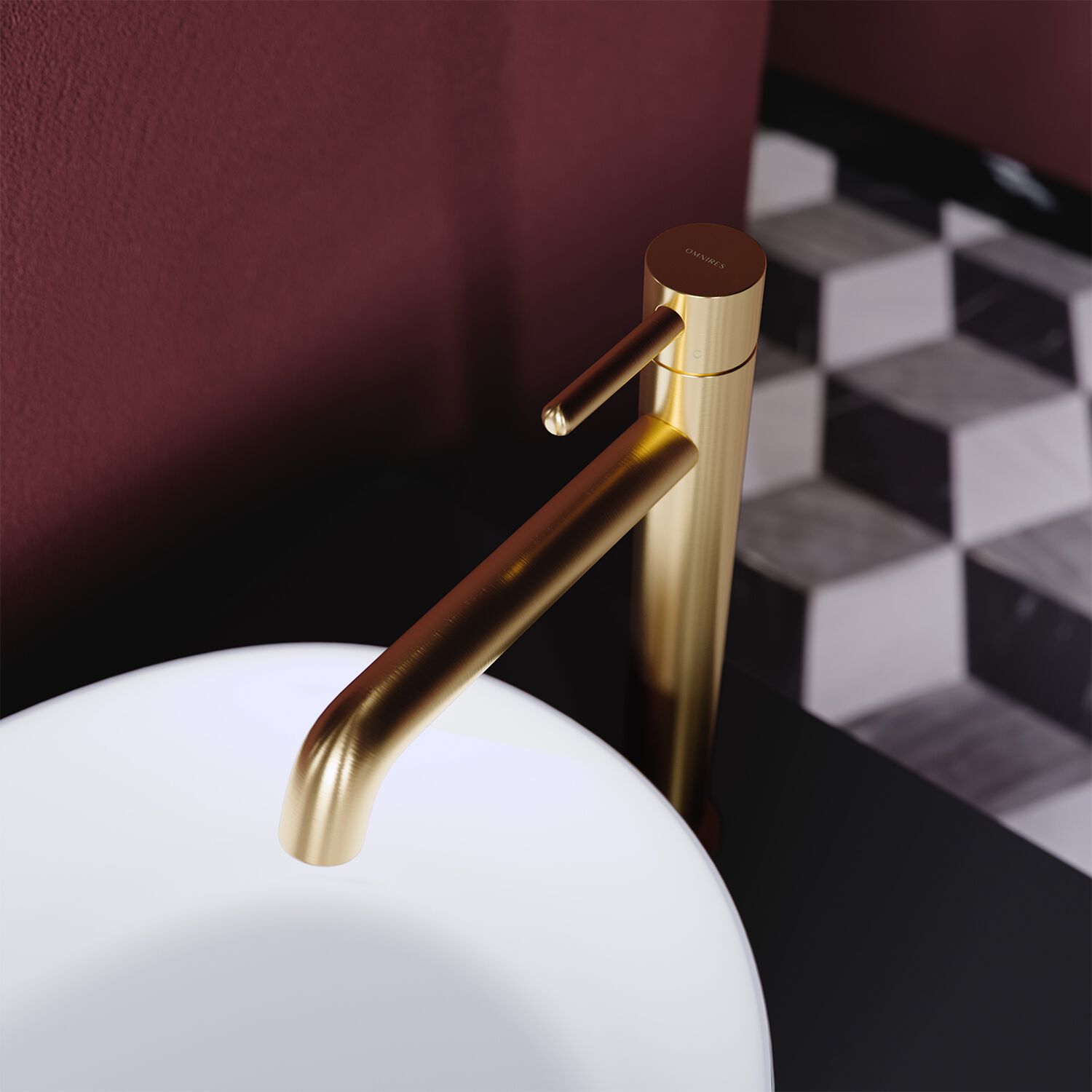 Смеситель для раковины с высоким верхом OMNIRES Y Y1212 ARCH-00024655 - Вид №2