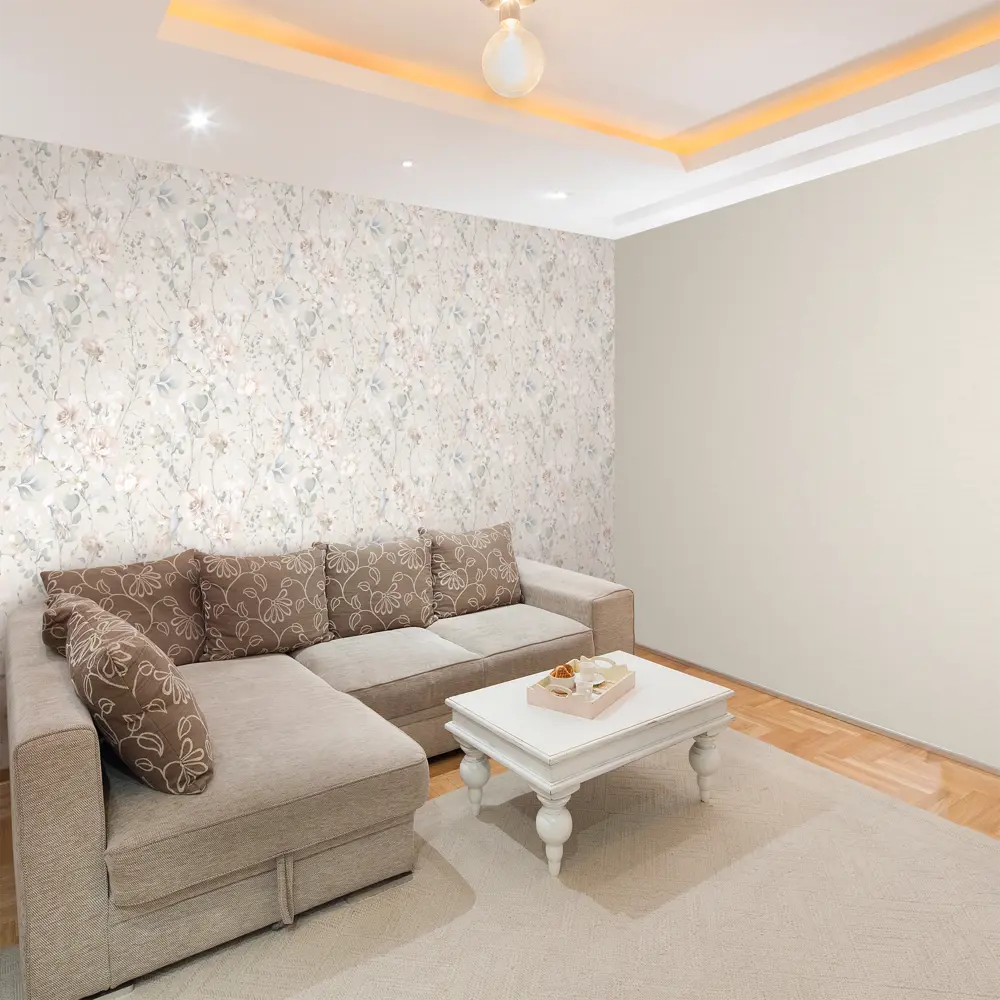 Обои флизелиновые Ateliero Garden бежевые 1.06x10 м At283242 STLM-2057773 - Вид №3