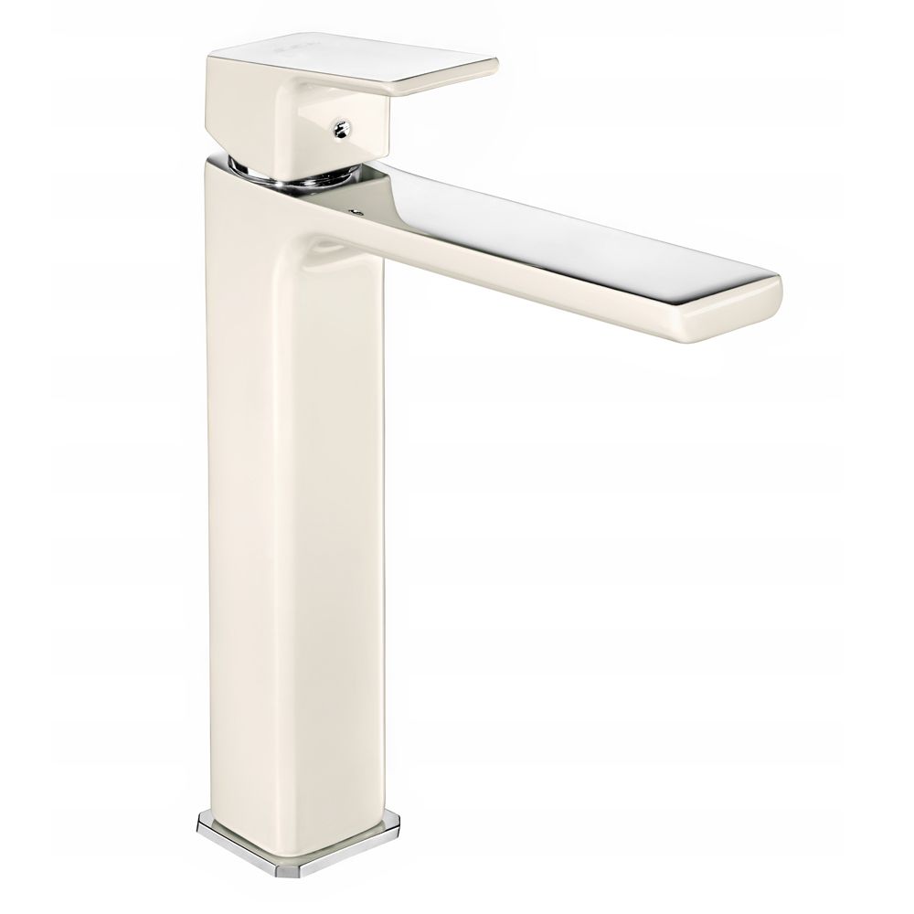 103488002  Смеситель для умывальника Tiera High Type - Бежево-Хром Eca 