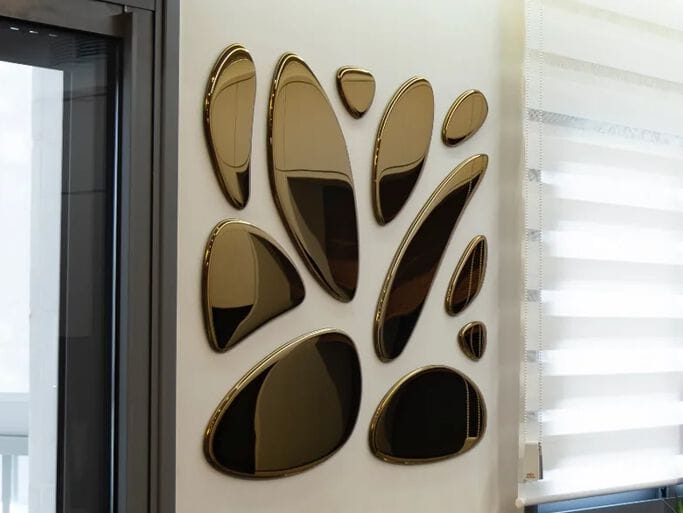 Декоративный предмет стеклянной стены PlusObject капли ARCH-00140702