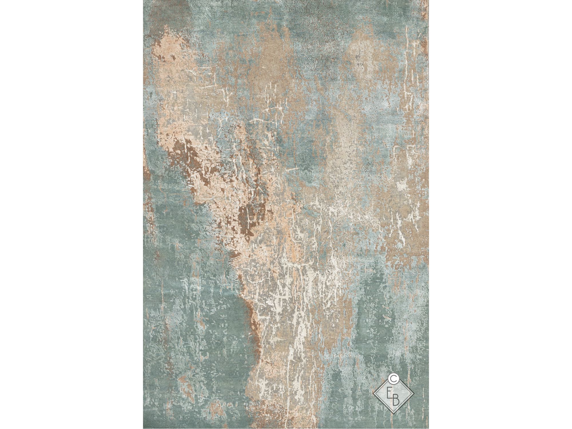 Прямоугольный ковер из бамбукового шелка и шерсти Edition Bougainville Inspiration ARCH-00125873 - Вид №1