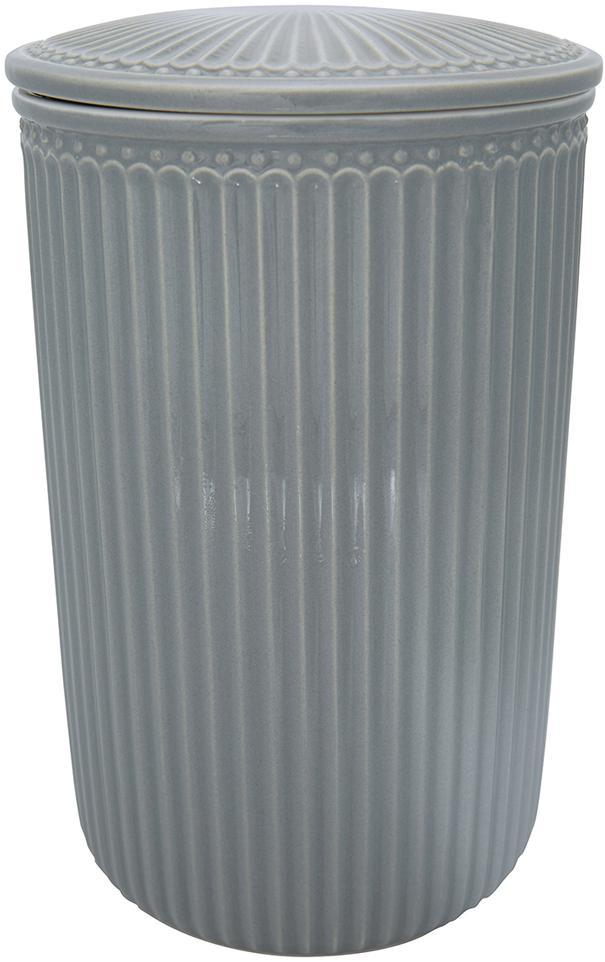 Банка для хранения Alice stone grey 21 см Greengate STWSTJALALI8202
