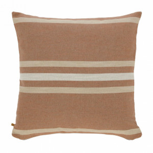 086607 Чехол для подушки в полоску бордового цвета 60 x 60 см La Forma Sydelle