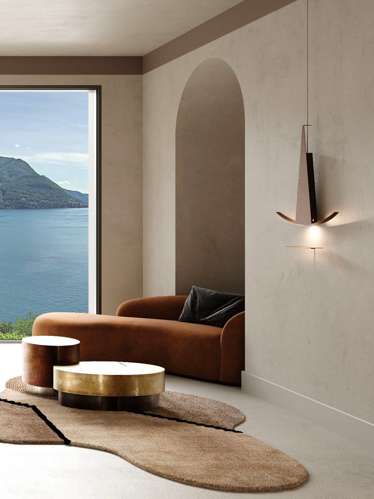 Латунь затемнения светодиодный подвесной светильник LUCE TU Laghee ARCH-00028101 - Вид №7