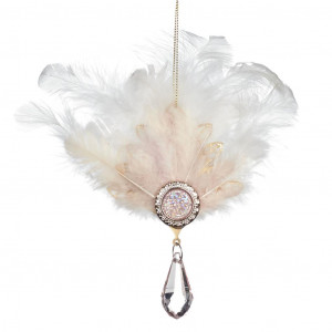 MO 92530 Веер перьевой 18 см GOODWILL