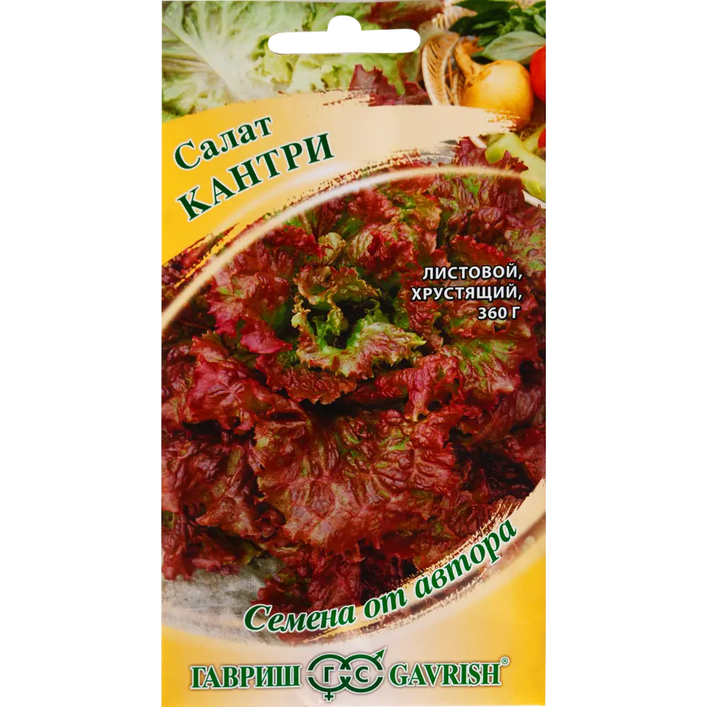 Семена Салат Кантри листовой H14 0.5 г 82097770 STLM-2011666 ГАВРИШ 
