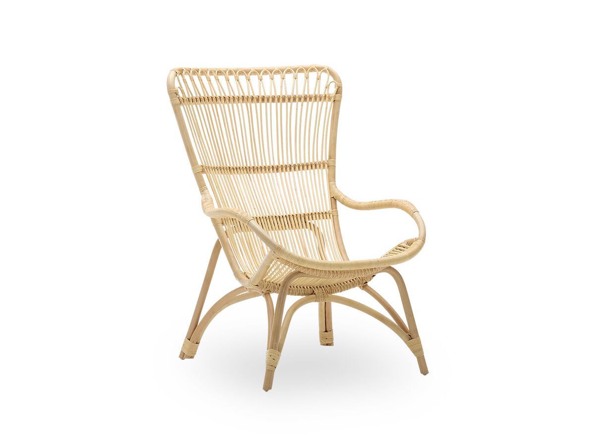 Кресло из ротанга с подлокотниками Sika Design Originals ARCH-00087240