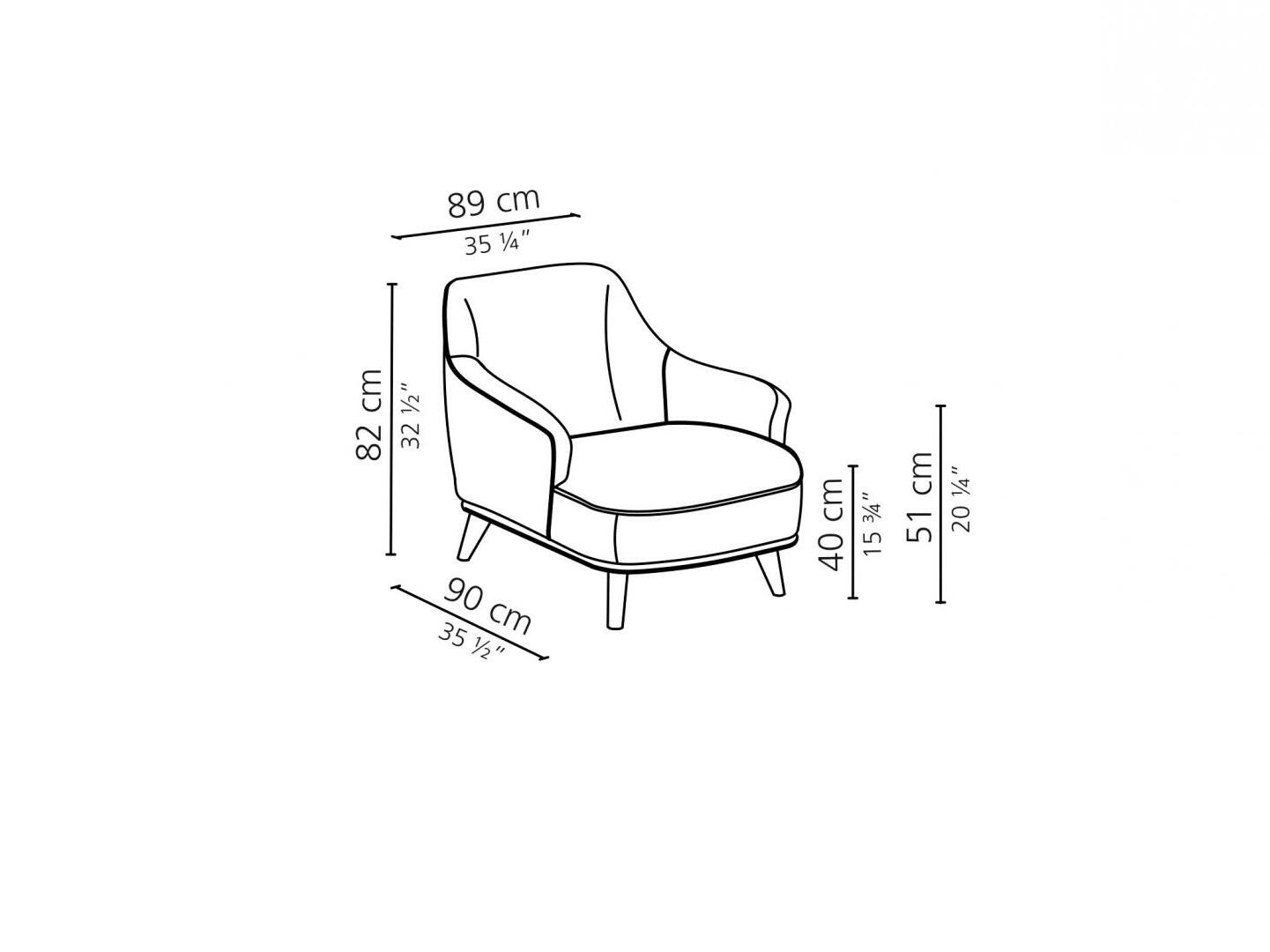 Кожаное кресло с подлокотниками Casamilano Arne ARCH-00085617 - Вид №5