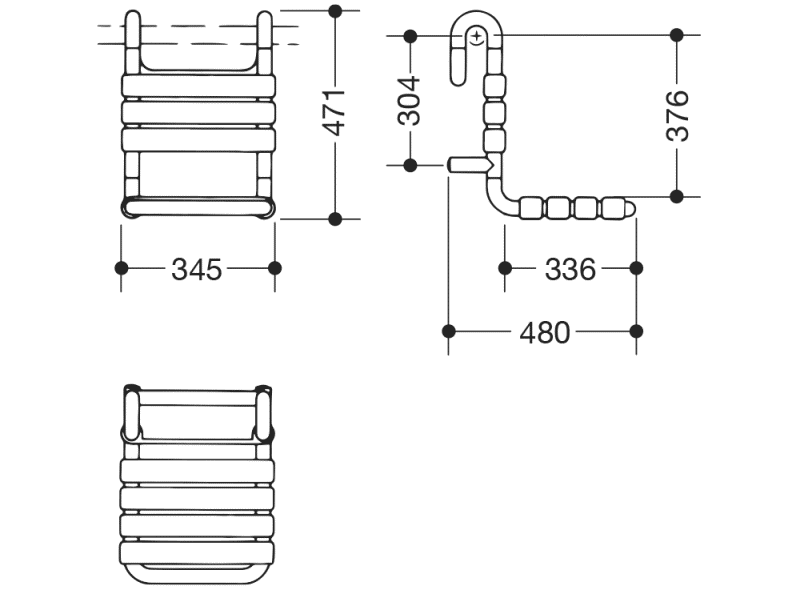 801.51.100 подвесное сиденье HEWI Serie 477/801  - Вид №7